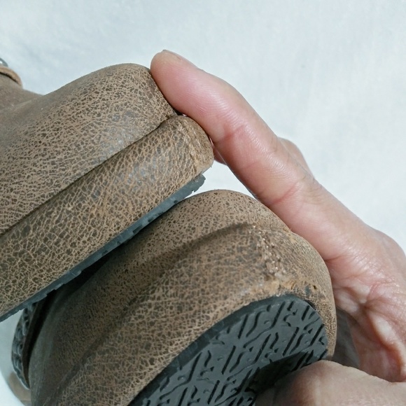 Frye boots leather clog with studs wooden heels western style: Box L01: - Picture 8 of 8